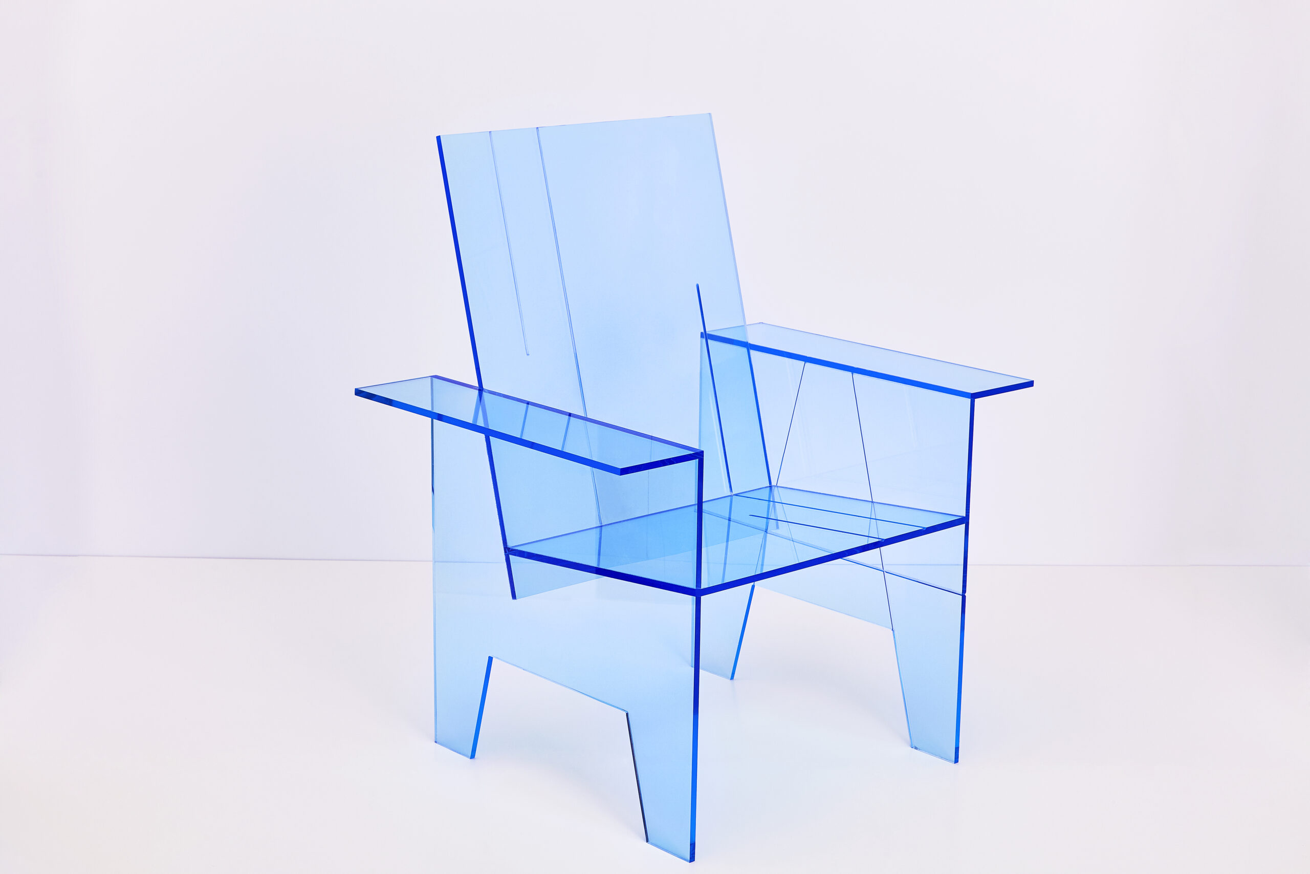 Intel Fluorescent Blue Chair-CES